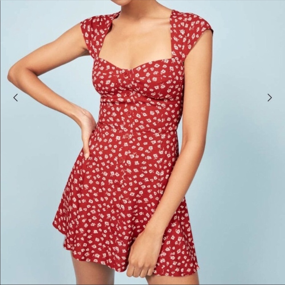 NWT reformation Cheri dress in western - Picture 1 of 8